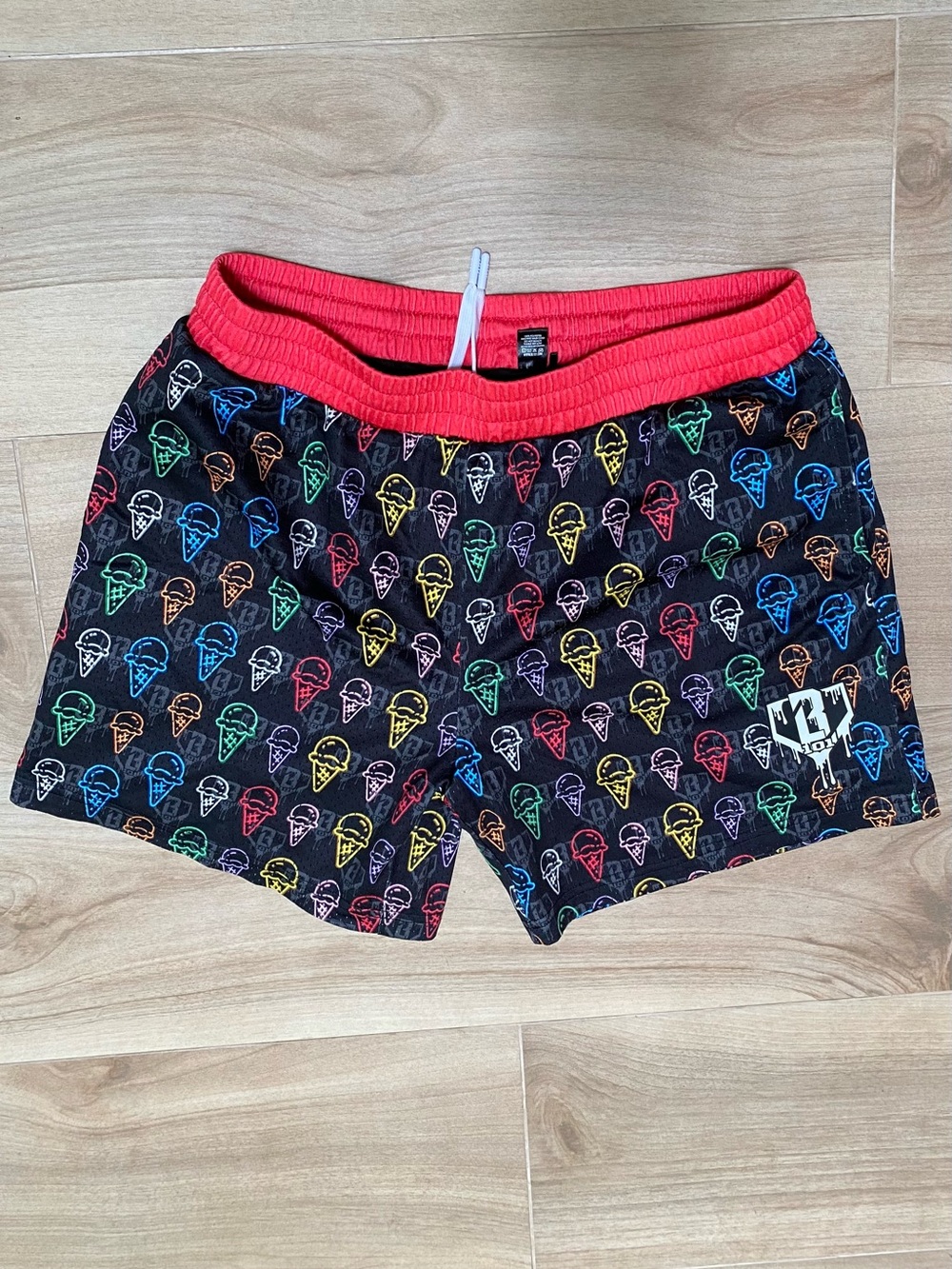 Baseball Lifestyle 101 Ice Cream Scoop Shorts Adult Men’s L